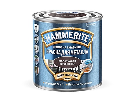 краска Hammerite молотковая коричневая 2,2 л